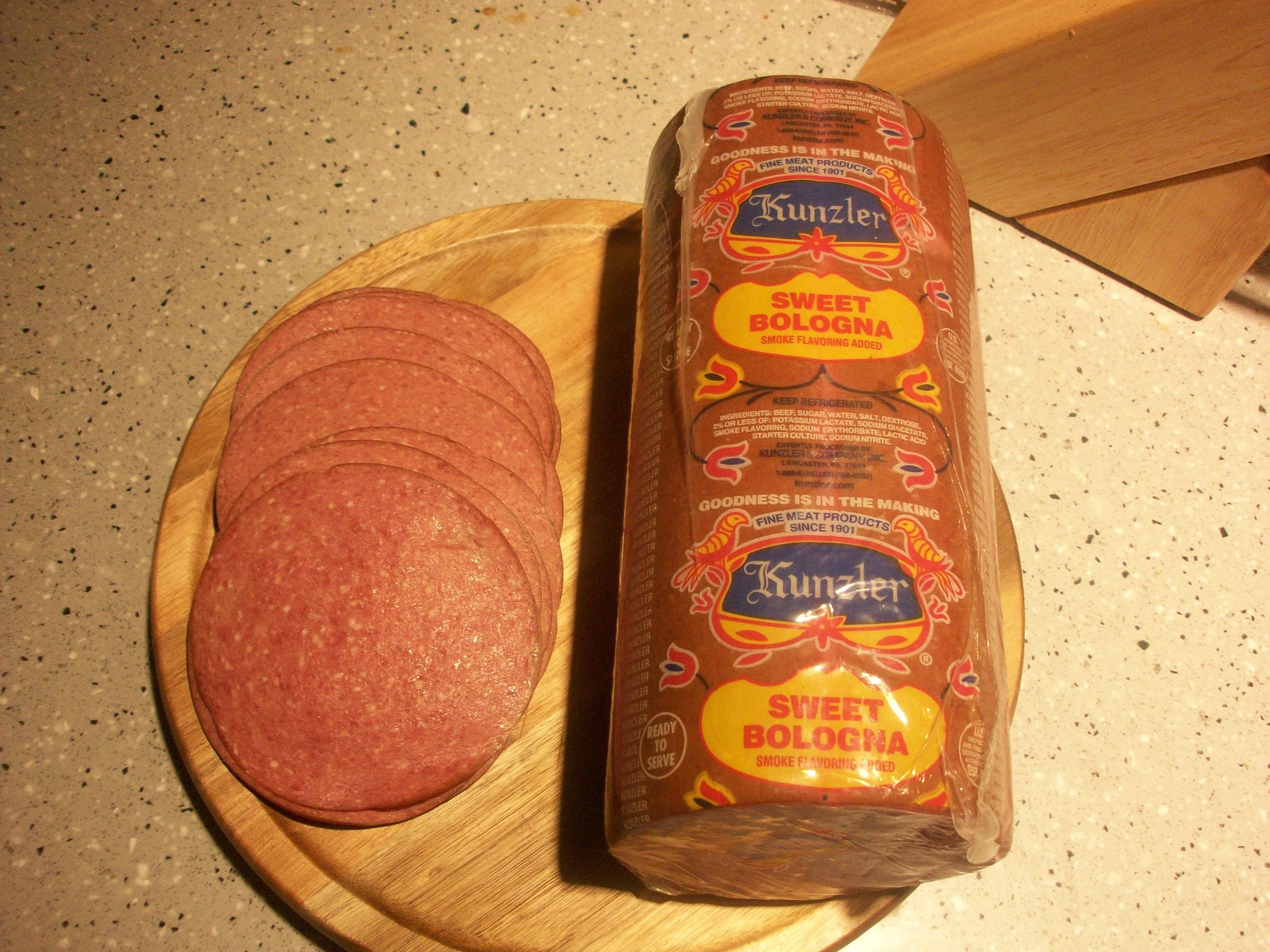 Kunzler's Sliced Sweet Lebanon Bologna PV Smokehouse